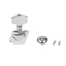 Silver Electric Acoustic Guitar Machine Head Tuning Peg w Ferrule Screw Set