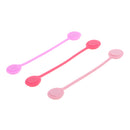 3Pack Earphone Cable Winders,Silicone Rubber Magnetic Corder Winders Wrap, String Cable Ties for Management of Headset Cables,Bookmarks,Keychain B