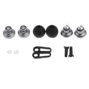 10mm Earpiece Earphone Shell + Ear Pads + Ear Hooks Replacement Set for Audio-Technica Headphone