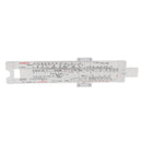 Plastic Civil Aviation Plane Ruler Aeronautical Flight Slide Ruler Flight Planing Scale Rulers
