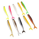 10Pcs Soft Fishing Lure Saltwater Artificial Bait Bass Bream Lure 8.9 cm 100% New Brand High Quality
