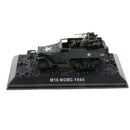 1/72th Diecast Army Model M16-MGMC-1944 WWII Air Defense Car Model Playset for Kids/Adults Toy Gifts
