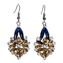 Fashion Exaggerated Alloy Rhinestone Earrings Drop Dangle Hook Women Jewelry