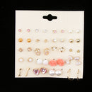 20 Pairs Lovely Women Girl's Assorted Multiple Themed Stud Earring Ear Stud