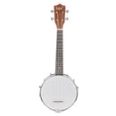 4 String Maple Resonator Tenor Banjo with Capo Strings Cleaning Cloth for Beginner