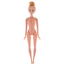 BJD Nude Doll 1/6 Doll 12 Ball Jointed Dolls Girl Doll with Makeup Head for DIY Dolls (Blonde Hair)