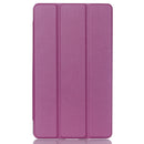 Ultra Slim Tri-Fold Leather Case for 8'' Huawei MediaPad M2 Tablet Purple