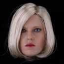 1:6 Scale Female Beauty Head Carved Sculpt with Short Hair for 12 inch Phicen Body Figure Accessory