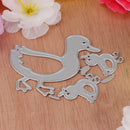 Cute Ducks Steel Cutting Dies Stencil Scrapbooking Templates Embossing Card Decor Tools