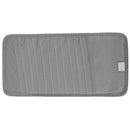 Soft Auto Car Sun Visor Organizer Case Holder 12 Pcs CD DVD Players Storage Pocket Sunshade Pouch Wallet Bag Grey