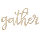 Gather Wooden Sign Embellishment Wooden Cutout Home Wall Decor DIY
