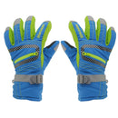 1 Pair Anti-Slip Windproof Waterproof Warm Thermal Keep Snowboarding Skiing Outdoor Sports Gloves for Men Women XL Blue