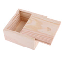 Small Plain Natural Wooden Box Storage Organizer Decorative Case Container for Jewellery Small Gadgets Essence Oil Bottles Handmade Soap Burlywood