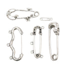 5 Styles Jewelry Connectors Antique Silver Tone Pendants Findings Charms Making Bracelet Necklace