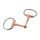 Premium 5'' Horse Bit Snaffle with Jointed Copper Mouth