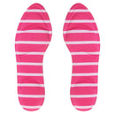 1 Pair Anti-Slip Shock Sweat Absorption 4D Sponge Massage Foot Pain Relief Insoles Orthotic Shoes Cushion Pad Pink