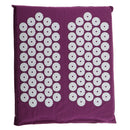Self Acupressure Foot Sole Mat Washable Feet Soreness Shiatsu Reflexology Acupuncture Massage Pad Muscle Pain Stress Relief Purple