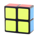 1x2x2 Pocket Cube Speed Black Twist Puzzle Kids Space Educational Toy Christmas Gift