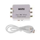 PAL/NTSC/SECAM to PAL/NTSC MINI Bi-directional TV System Switcher Converter