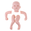 Lifelike Soft Silicone 20inch Reborn Kits Baby Doll Blank Head Limb Mold DIY Accessories