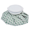 Cloth Ice Bag Pain Stress Neck Knee Head Swelling Pain Injury Reliever Sports Equipment 9Inch White + Green
