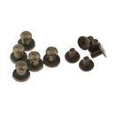 1:12 Scale Bronze Door Knobs Handles Dollhouse Miniature DIY Accessory 5pcs