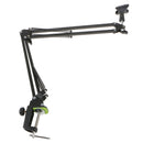 Black RP-7 Heavy Duty Suspension Scissor Arm Stand Holder for Dynamic Mic Microphone Recording