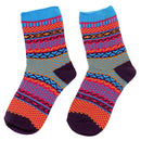 Women Girls Fashionable Lightweight Comfortable Vintage Ethnic Cotton Boot Socks Warm Winter Stockings 1 Pair