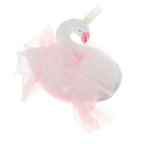 Elegant Swan With Princess Skirt Design Kids Baby Plush Throw Pillow Bolster Toy Photography Props-Pink