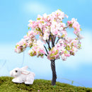 Pack of 5PCS Micro Landscape Decorations Mini Resin Ornament Garden DIY Tree Statue Home Garden Outdoor Decor Accessory