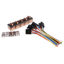 5 Pieces DC12V 80Amp Car SPDT Automotive Relay 5-Pin 5 Wires Harness Socket Kits for Car Boat
