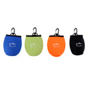 4 Pieces/ Set Outdoor Mini Hanging Bag Towel Handkerchief Carry-on Accessories Pouch with Snap Clip Camping Travel Mountaineering