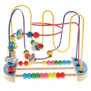Wooden Around Beads Maze Roller Coaster Educational Toys for Toddler Kids Baby, Colors Shapes Puzzle Learning Games Gifts - Space