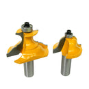 Roman Ogee & Pedestal Edging Router Bit - 2 Bits Set -1/2'' Shank Cutter