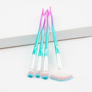 4pcs Fashion Professional Eyes Makeup Brushes Set Eyeshadow Powder Blush Contour Lip Cosmetic Kits