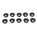Black Computer Desk Grommet Kit 35mm Wire Organizer for Office Cord Management (10 Pack)