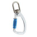 Outdoor Climbing Aluminum Swivel Lock Captive Eye Carabiner Buckle Hiking Arborist