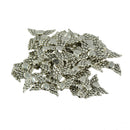 50pcs Heart Angel Wing Shape Charms Pendant For DIY Jewelry Crafting Bracelet Necklace Making Findings