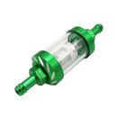 Motorcycle Dirt Pit Bike Re-usable Gas Filter for 5/16'' 8mm Fuel Line Green