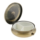 3 Compartments Retro Rustproof Metal Plastic Travel Portable Vitamin Organizer Medicine Tablet Box Storage Earring Case Container