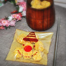 100PCS Happy New Year Clown Bakery Packing Birthday Biscuit Bags for Party