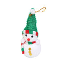 1pcs Random Color Lovely Tinsel Christmas Hanging Snowman Doll Xmas Ornament