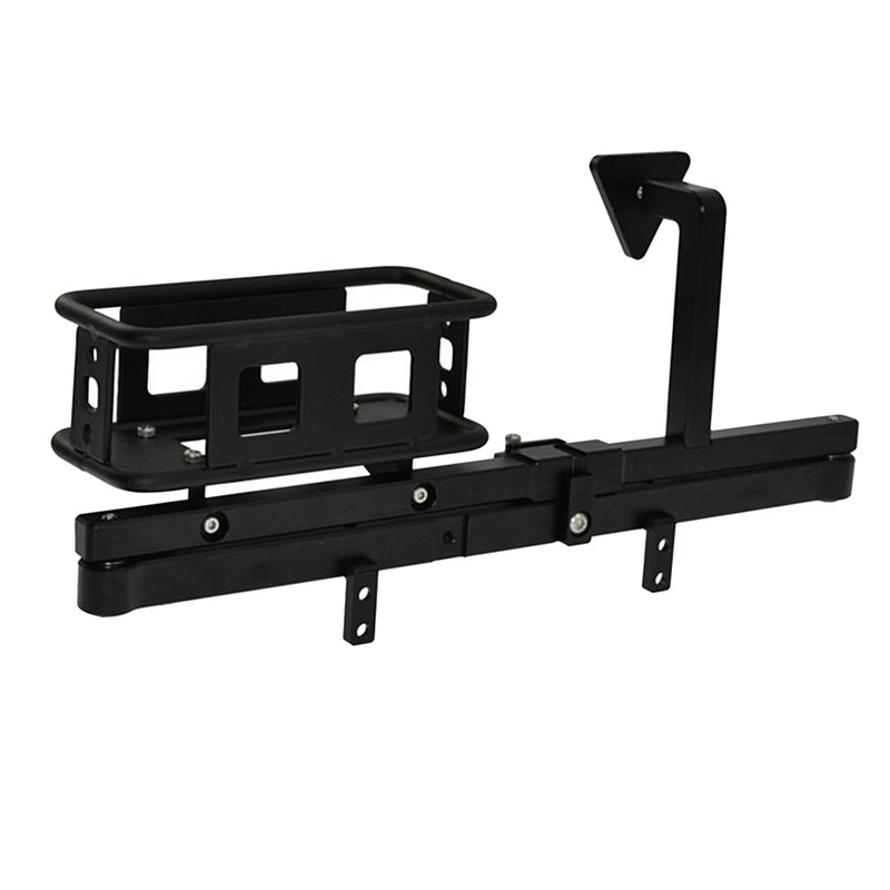1/10 RC Car Model Parts Rear Bumper+Spare Wheel Carrier for D90 D110 Crawler