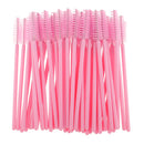 Disposable Mascara Wands Eyelash Applicator Rose Pink Pack Of 50PCS