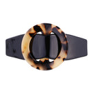 Women's Leopard Pattern Spring Fastening Hair Pin Barrette Clip Ponytail Holder Hair Accessory