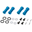 4 PCS Alloy SLA010 Wheel Hex Drive Extension Adapter for TRAXXAS SLASH 4x4 blue