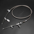 Stainless Steel Braided Kickdown Cable Detent for Ford C4 Mustang,Falcon, Ranchero, F150 truck, Bronco, Van