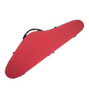 Triangular Carbon Fiber Violin Storage Case 4/4 Full Size, Backpack Style, Frosted Red