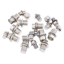 20 Pieces 0.2'' 0.12'' Metal LED Lamp Light Holders Stand for Light Emitting Diode Lighting Accessory