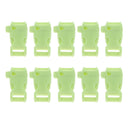 10Pcs Contoured Side Release Whistle Buckles For Paracord Bracelets ,Bags ,Rope, Backpacks